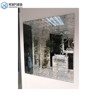 Salle de sport salle de bains Ronde miroir en aluminium avec verre argenté de qualité et matériau de cadre propre