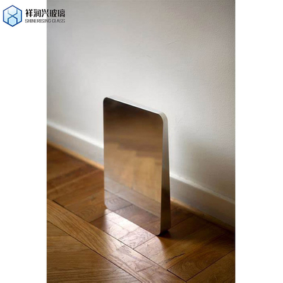 Ronde ovale rectangulaire carré miroir cosmétique avec petite coupe miroir d'argent et de finition