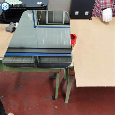 Technique Laminé Émeraude Vert Production professionnelle Plaque miroir en argent en aluminium