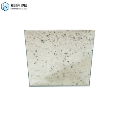 Taille personnalisée D5 5 mm Carreaux de miroir en verre antique doré avec bord plat certifié ISO