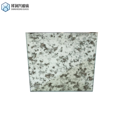 Rectangle d'or antique miroir de verre mur de brique miroir titres muraux 12X12 pour les couches demande