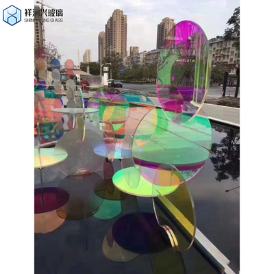6mm 8mm 10mm 12mm Table Top Ronde verre durci avec coin de sécurité et certificat CE