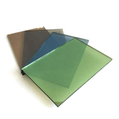 Éblouissement certifié ISO Verre bleu couvert dichroïque coloré pour meubles 6 mm d'épaisseur