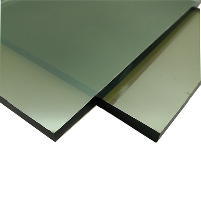 Vitres flottantes, vitres reflétantes brunes, vitres trempées, plaques de verre trempé, panneaux de verre trempé, certifiés SGS