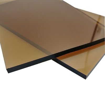 Vitres flottantes, vitres reflétantes brunes, vitres trempées, plaques de verre trempé, panneaux de verre trempé, certifiés SGS