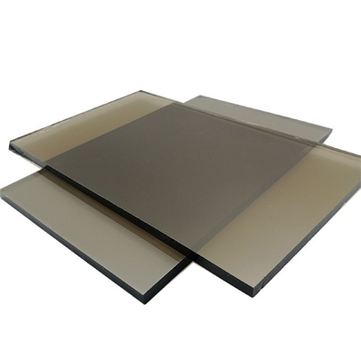 Vitres flottantes, vitres reflétantes brunes, vitres trempées, plaques de verre trempé, panneaux de verre trempé, certifiés SGS