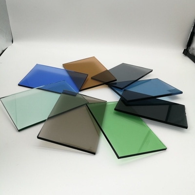 En extérieur, verre flottant teinté de 4 mm, 5 mm et 6 mm avec et couleur blanche du verre
