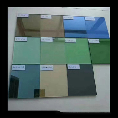Glace réfléchissante colorée teintée claire en bronze foncé pour la personnalisation de meubles