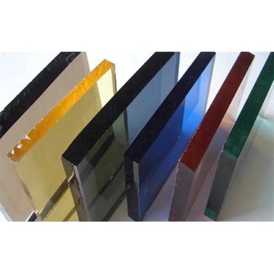 Verre de construction en verre plat bronzé teinté pour les structures stratifiées