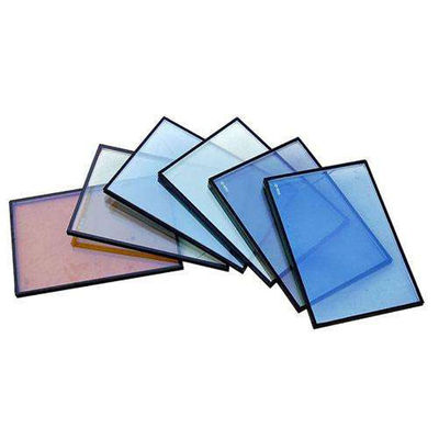Glace trempée façade de bâtiment décoration teintée verre isolé en verre à motifs