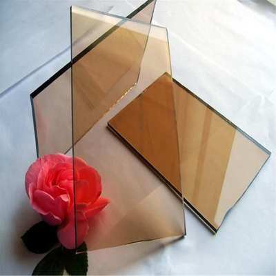 Verre miroir teinté en verre trempé