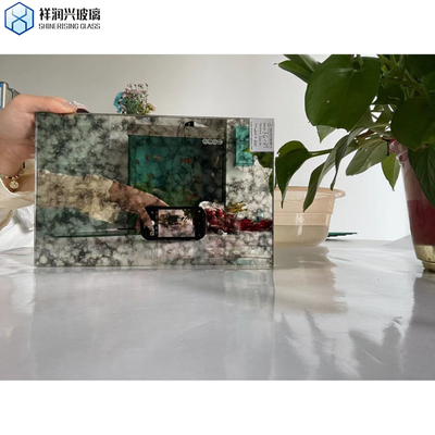 Antique miroir en argent 4mm 5mm 6mm 8mm miroir de salle de bain avec Size selon les exigences du client