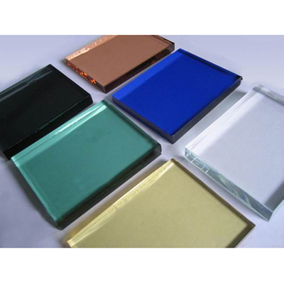 4 mm 5 mm bleu foncé bronze teinté vitrail trempé à la norme GB15763.2-2005