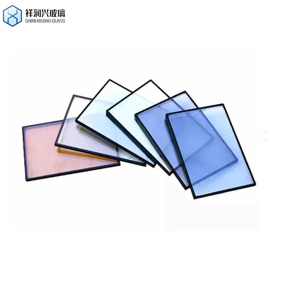 Étanche au son Unités de verre isolant creux espaceur de bord chaud bleu tempéré pour le bâtiment