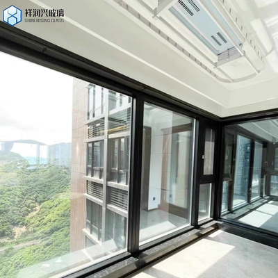 Étanche au son Unités de verre isolant creux espaceur de bord chaud bleu tempéré pour le bâtiment
