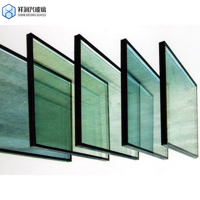 Personnalisation de panneaux de verre double isolant trempé qualifié pour la construction de murs de rideau