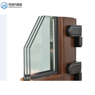 Qingdao double vitrage revêtement à faible E argon gaz isolant verre de sécurité pour le mur rideau de construction