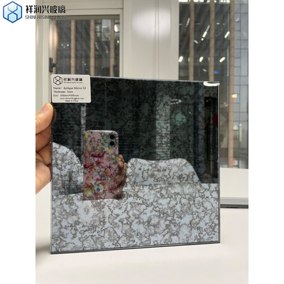 Personnalisation de miroirs anciens avec bord plat poli et 5 ans de maintenance