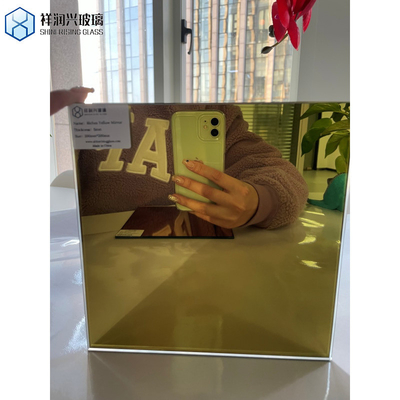Miroir en verre teint d'argent certifié ISO pour le traitement gravé et la visualisation unidirectionnelle