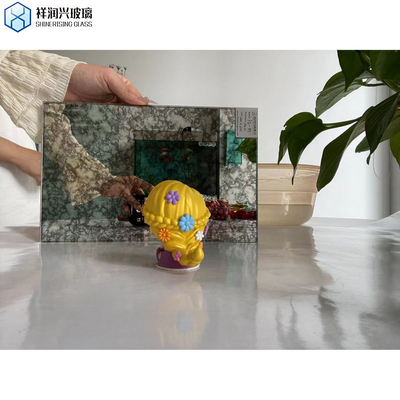 Style moderne personnalisation Antique miroir pour la décoration murale salle de bain feuille de miroir