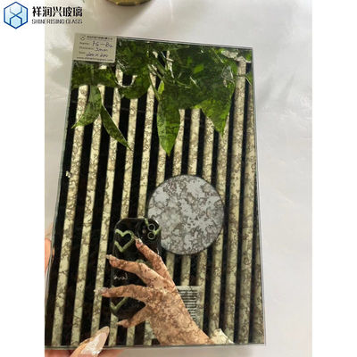 Finition argentée miroir antique verre grand miroir murale vintage pour les meubles de magasin d'hôtel