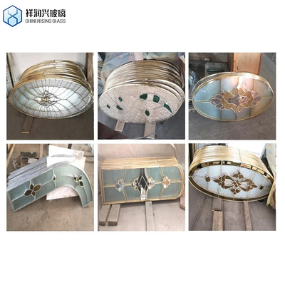Fabriqué miroir mural décoratif art verre avec l'épaisseur selon les exigences du client