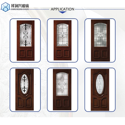Verres à motifs trempés pour fenêtres architecturales