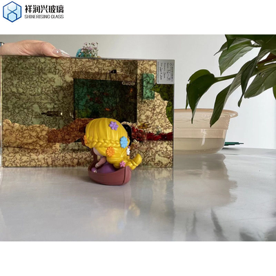 Fournit directement des miroirs antiques modernes et des feuilles de décoration murale en verre avec certificat ISO