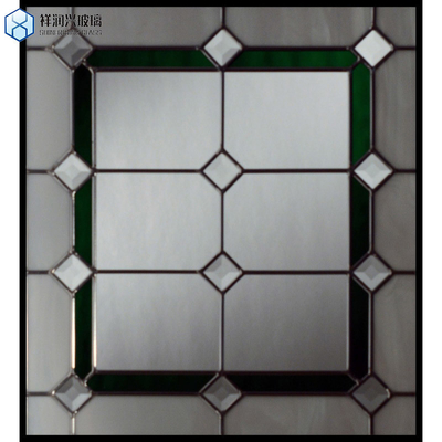 Construction de mur de cloisons en briques de verre Carreaux d'écran solide carrés transparents