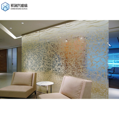 Briques de cristal pour mur de séparation transparent en 1830*1220-1500*2000-1830*2440-2134*2440 Taille