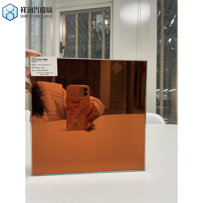 Miroir flottant coloré personnalisé décoratif Miroir mural teinté pour l'aménagement intérieur