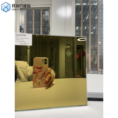 Miroir flottant coloré personnalisé décoratif Miroir mural teinté pour l'aménagement intérieur