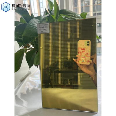 3-6 mm Multidimensionnel Décoratif Float Mirror Miroir couleur avec bord plat poli