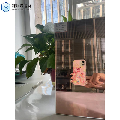 6mm Large Colored Mirror Glass Sheet personnalisé et écologique pour le design moderne