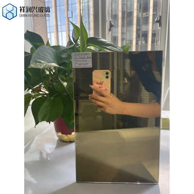 6mm Large Colored Mirror Glass Sheet personnalisé et écologique pour le design moderne