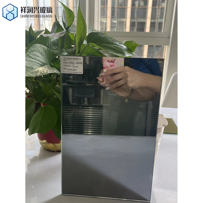 Pièces de miroirs en argent Double verre revêtu de couleur cristallin miroir en aluminium transparent verre flottant transparent verre sur mesure