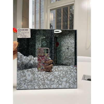Ventilation en argent certifiée CE Grand miroir ancien pour décoration