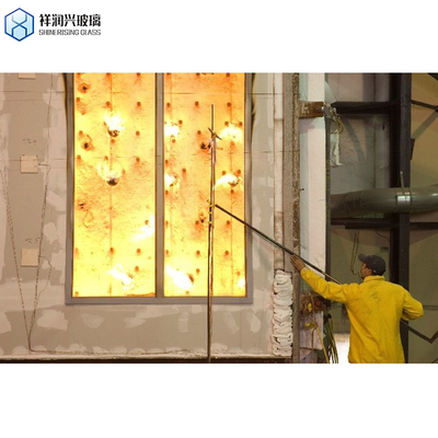 Feuille de verre résistant au feu ultra-claire pour les fenêtres de construction d'une épaisseur de 1 mm à 15 mm