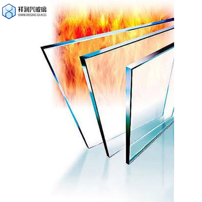 Feuille de verre résistant au feu ultra-claire pour les fenêtres de construction d'une épaisseur de 1 mm à 15 mm