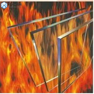 Vêtement de feu poli plat 4 mm 5 mm clair transparent de verre de céramique trempé