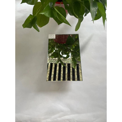 Cadre de verre pour miroir décoratif antique pour mur d'art Finition en argent 5 Service après-vente
