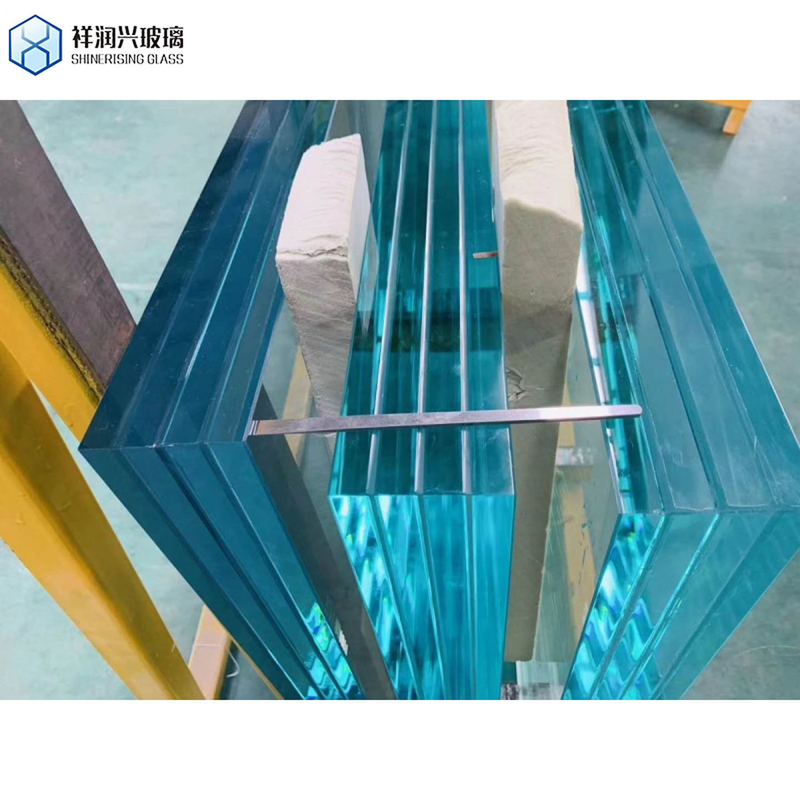Balustrade clôture Escalier cloison indestructible Triplex 4mm 10mm 1.52PVB 10mm vitrage trempé stratifié