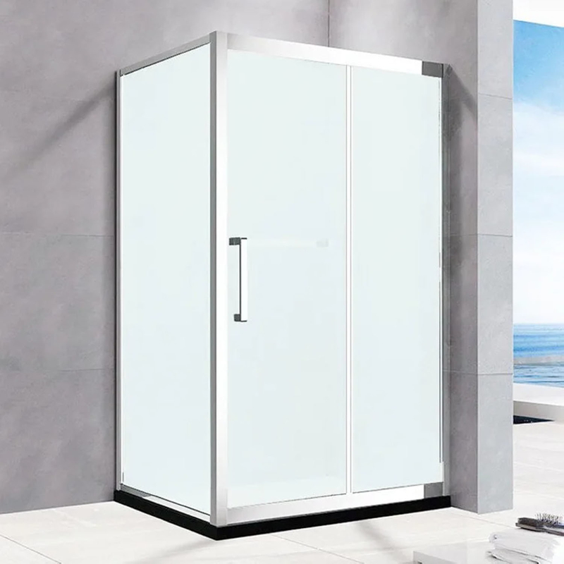 En tant que client de première épaisseur design sans cadre 600mm porte de douche pivotante avec verre transparent