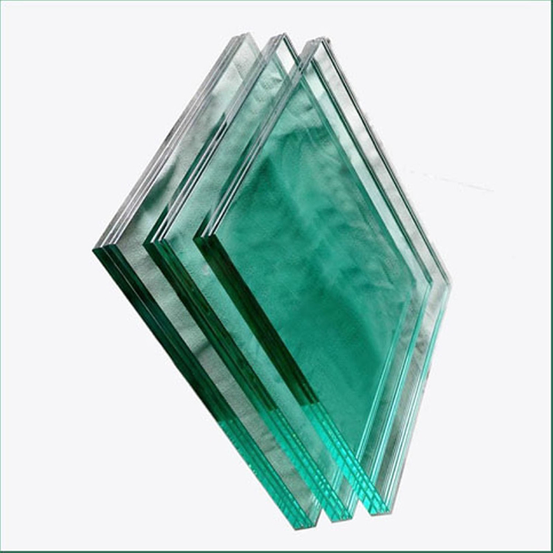 Matériaux de construction Panneau de vitrage à sandwich plat et plié Vitrage stratifié trempé 8,76 mm 442 PVB Vitrage stratifié M2