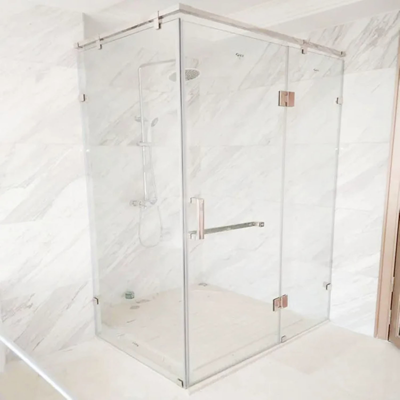 Full Frame Hidden Diamond Shower Room Corner Cabine de douche avec une épaisseur de verre de 10 mm