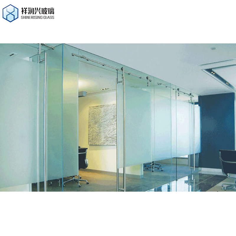 GB15763.2-2005 Portes coulissantes en verre sans cadre standard pour les cloisons de bureaux commerciaux