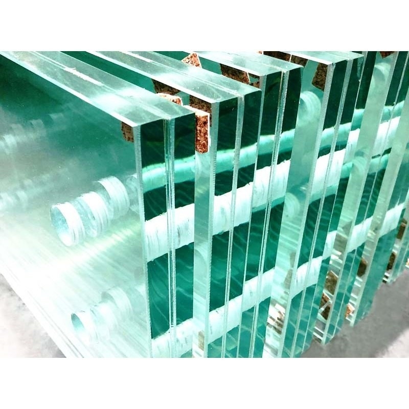 Verre stratifié énergétique avec certificat CE SGCC 6 6 8 8 10 10 Épaisseur PVB Sgp Clair tempéré M2