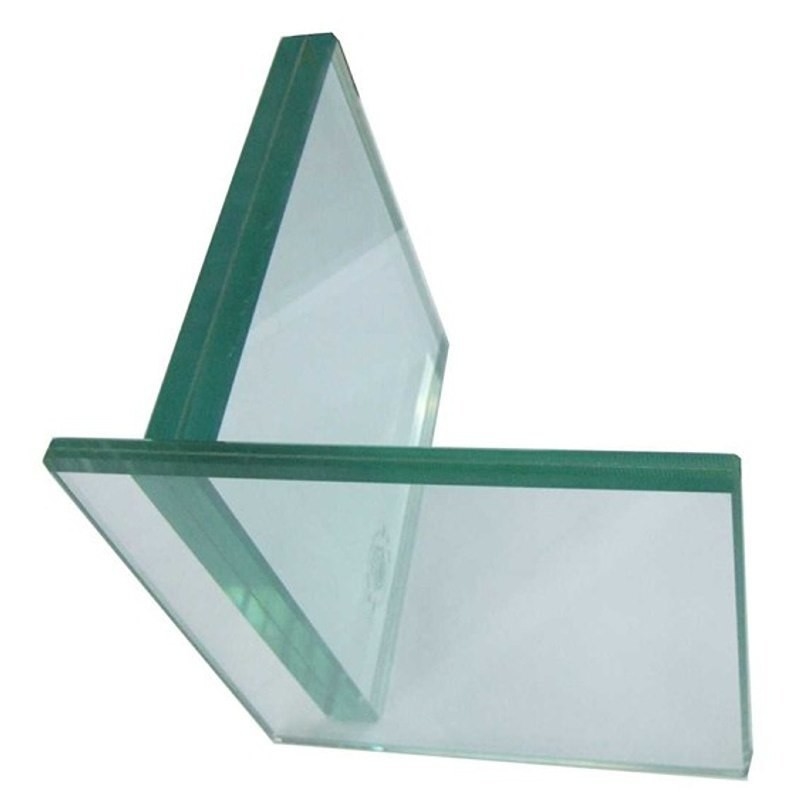 Verre stratifié poli durci de 12 mm et 16 mm certifié CE pour le verre de salle de bain décoratif