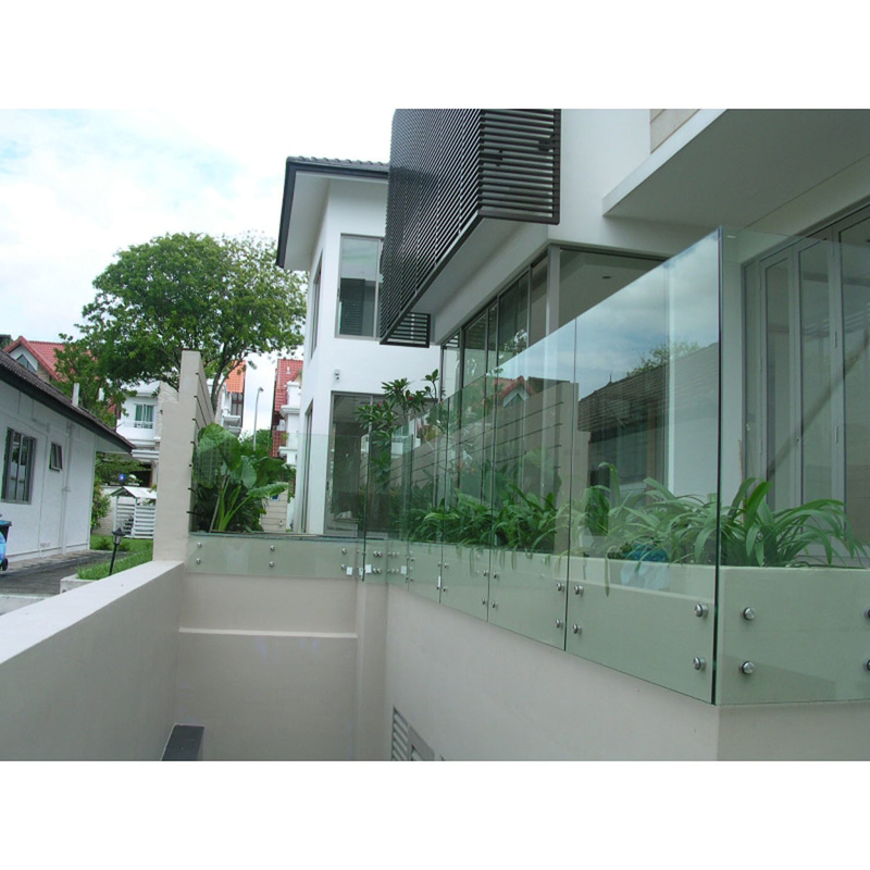 GB15763.2-2005 Standard 8 mm 10 mm 12 mm 15 mm 19 mm verre trempé pour les toits d'architecture