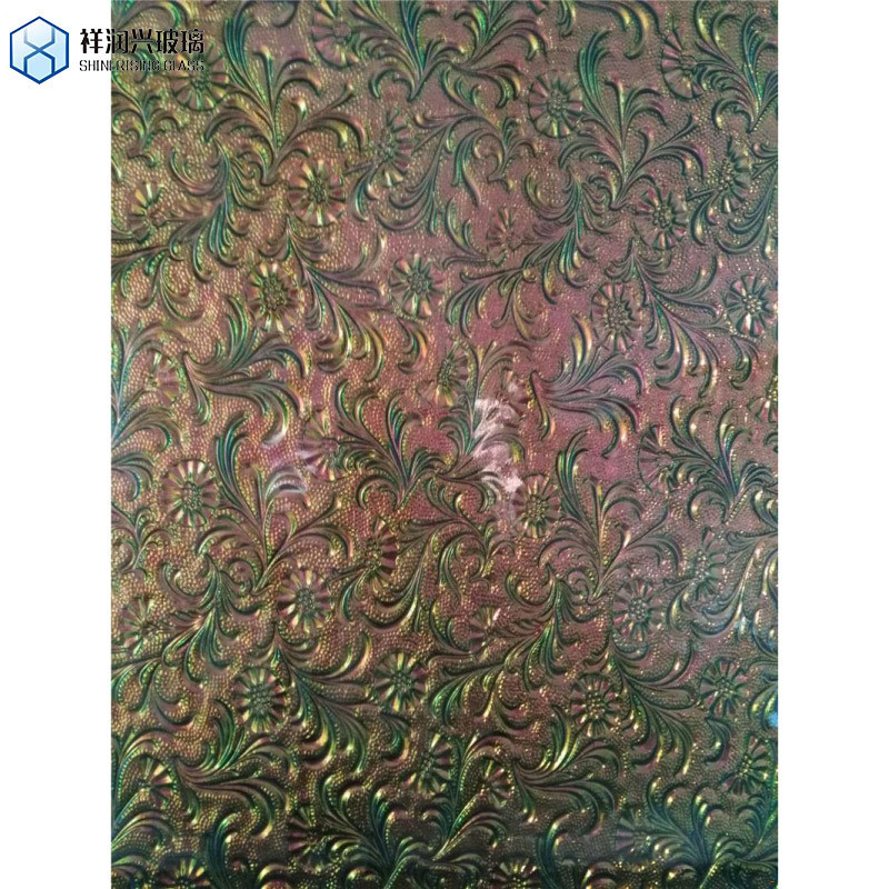 Couleur solide 190*190*80mm Modèles clairs Bloc de verre creux/brique avec certificat SGS